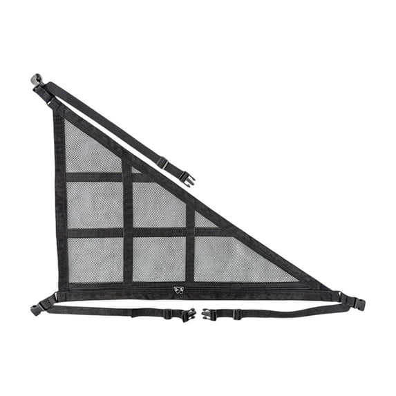 Car Ceiling Cargo Net, Triangle Roof Storage Organizer for Cars SUVs Trucks with Layer Zipper Mesh Car Ceiling Storage Net Pocket(35x26 in)