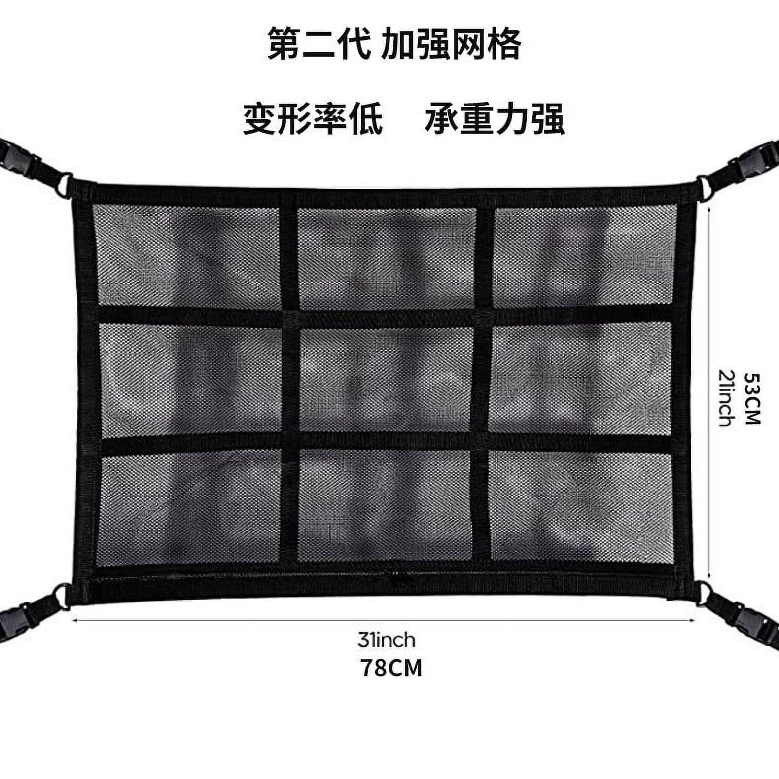 Car Ceiling Cargo Pocket Storage Net Car LoadBearing Mesh Bag Truck