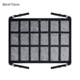thumbnail image 1 of Car Ceiling Roof Interior Cargo Net Storage Bag Organizer Mesh Large Pocket, 1 of 9