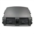 thumbnail image 1 of Car Center AC Outlet Air Vent Panel Assembly Upper Bezel Trim With Clock Outlet Air Dash For Toyota Corolla 2007- 2013￼￼ Replacement # 55670-02160 55663-02060-Without clock, 1 of 5