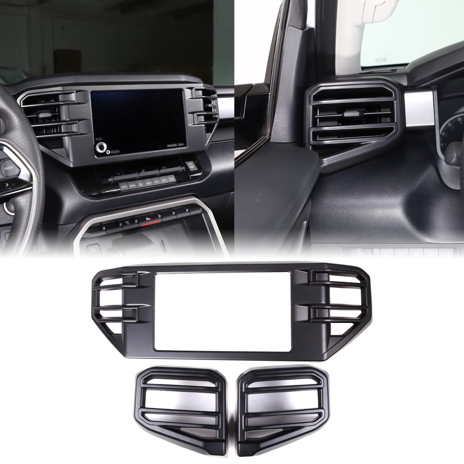 Car Center Console Air Outlet Cover Kit Compatible Toyota Tundra 2022 ...