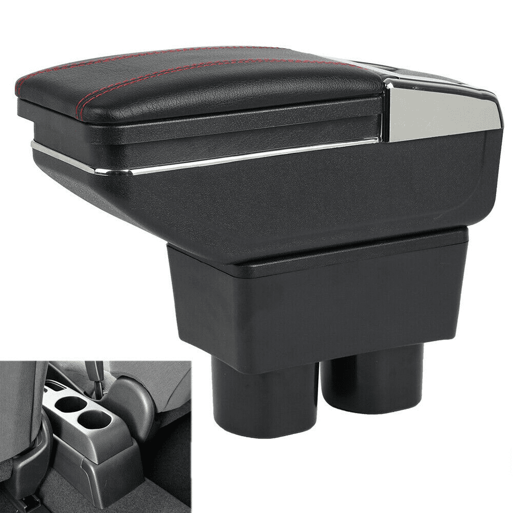 Car Center Console Handrail Bracciolo Box Portaoggetti Abs Nero Per Smart  453 Fortwo 2015-2019 Accessorie