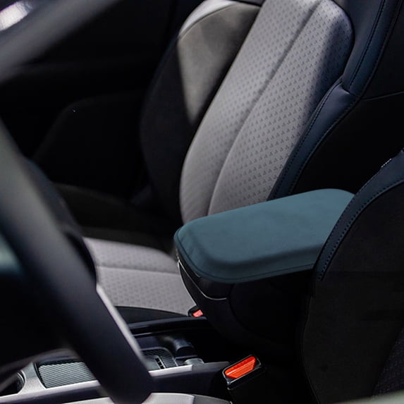 Car Center Console Armrest Box Height Pad, Thick Soft Memory Foam Arm Rest Pad, Ergonomic Comfort Support Cushion Non-Slip Easy Install Car Interior Accessory for Long Drive Relieve Arm Fatigue