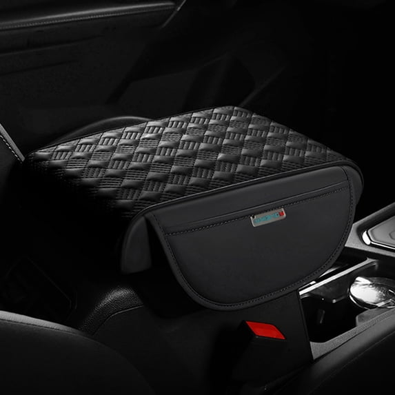 Car Center Console Armrest Cover, Auto Armrest Cushion Pad With Storage Pocket And Pressure Relief Support, Waterproof Console Protector for SUV Truck Daily Commuting Long Distance Driving