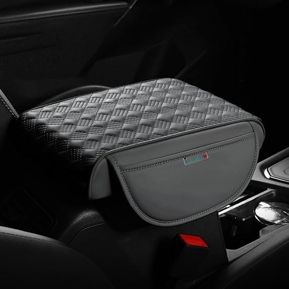 Car Center Console Armrest Cover, Auto Armrest Cushion Pad With Storage Pocket And Pressure Relief Support, Waterproof Console Protector for SUV Truck Daily Commuting Long Distance Driving