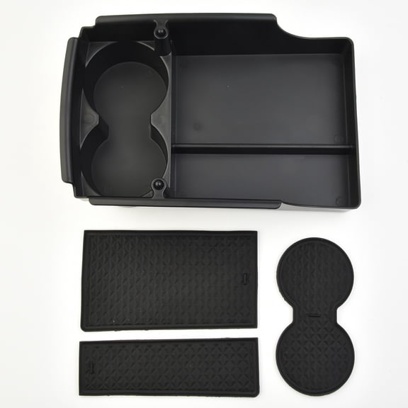 Car Center Console Armrest Storage Box Tray Organizer Anti-Slip Mats Storage Tidying For Tesla Model X Model S Replacement Fangkenuo