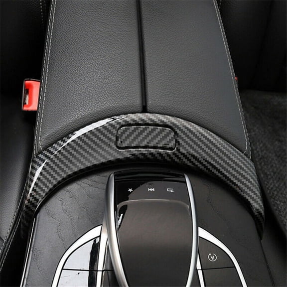 Car Center Console Box Trim Cover For Mercedes C Class W205 GLC X253 2015-2020