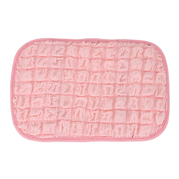 Car Center Console Cover Car Armrest Cover 11.81"x7.87"x0.39" Pink Cotton