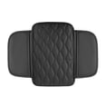 thumbnail image 1 of Car Center Console Cover Leather Armrest Cover Cushion with 2 Storage Bags Universal Car Armrest Seat Box Pad Car Interior Accessories Protector for Most Vehicle, 1 of 5