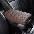 Car Center Console Cover, Memory Foam Car Armrest Cushion, Brown ...