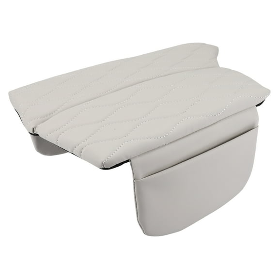 Car Center Console Cover with Storage Bag for BMW 5 Series 2011-2017 White 1 Set