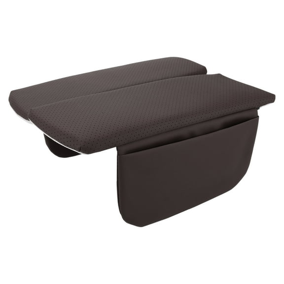 Car Center Console Cover with Storage Bag for BMW X5 2019-2024 Dark Brown 1 Set