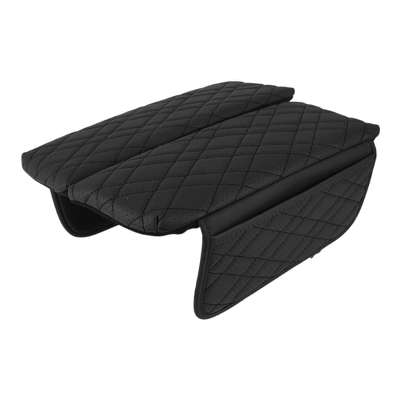 Car Center Console Cover with Storage Bag for BMW X7 2019-2023 Black 1 Pair