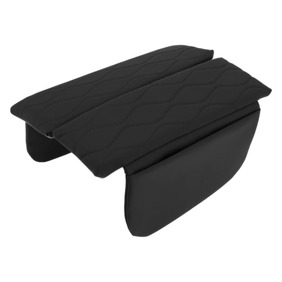 Car Center Console Cover with Storage Bag for Mercedes-Benz GLA 2020-2023 Black 1 Set