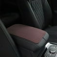 thumbnail image 1 of Car Center Console Cushion Pad, Universal Leather Armrest Cover Protector, Comfortable Anti-Slip Vehicle Accessory, Fits Most Cars, SUVs and Trucks, 1 of 7