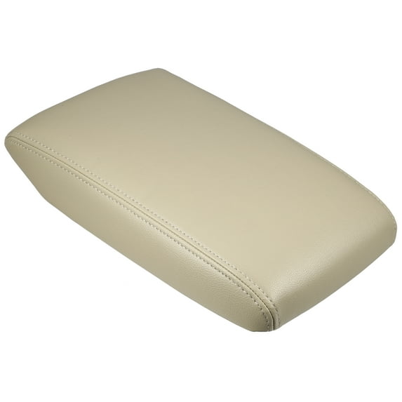 Unique Bargains Car Center Console Lid Armrest Seat Box Cover Protector for Toyota Highlander 3.5L Faux Leather Beige