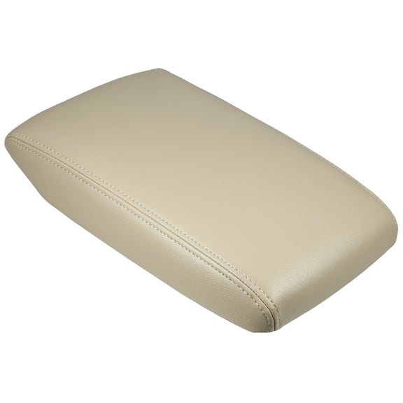 Unique Bargains Car Center Console Lid Armrest Seat Box Cover Protector for Toyota Highlander 3.5L Faux Leather Beige