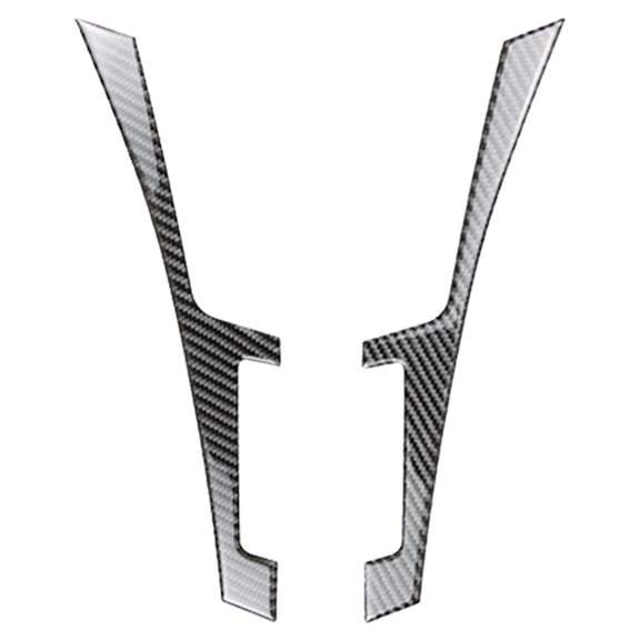Car Center Console Panel Both Side Frame Trim Cover Sticker F Style Bezel Strip Carbon Fiber For Infiniti Q50 Q60 2014-2019