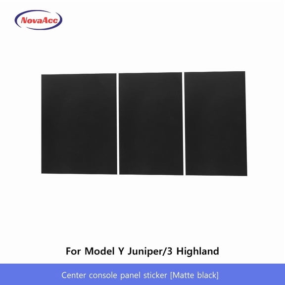 Car Center Console Panel Sticker For Tesla Model Y Juniper 2025 Model 3 Highland 2024 2025 Scratch - Resistant Odorless Durable Protective Decal