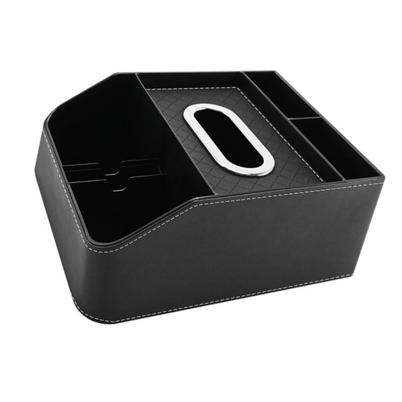 Car Center Console Storage Solution with Cup Holder, Leather Seating Organizers Suitable for Efficient Space Management