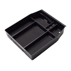 Car Center Console Tray Armrest Secondary Glove Storage Box For FORD F150 Raptor 2015-2021, Custom Hidden Storage Box, Easy To Use-black