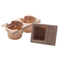thumbnail image 1 of Car Center Console Water Cup Holder Beverage Bottle Holder Coin Tray For 3 Series E46 318I 320I 98-06 51168217953 Beige,1 * Cup Holder 1 * Car Coin Storage Box,Beige, 1 of 8