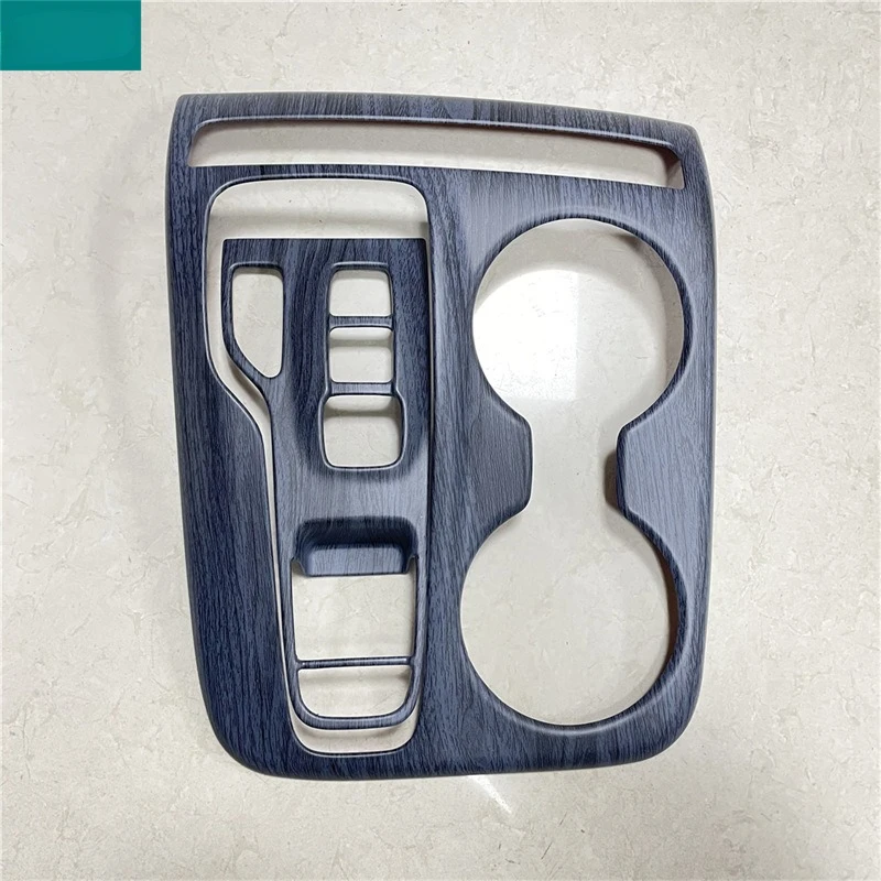 Car Central Control Gear Shift Box Panel Cover Trim ABS Carbon Fiber Wood Grain Matte For Hyundai Tucson NX4 2021-2023