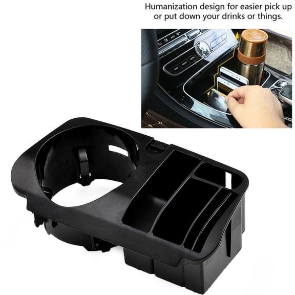 Car Central Storage Box Cup Holder Stand for Mercedes Benz C Class X253 E