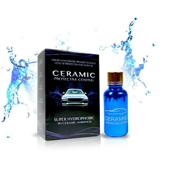 Car Ceramic Coating Kit 30ml – 9H Hardness Super Hydrophobic Liquid Glass Coat, Auto Paint Protection Polish, High Gloss, UV & Scratch Resistant for All Vehicle Surfaces
