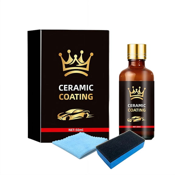 Car Ceramic Coating Liquid, Auto Paint Care & Renewal Fluid, Waterproof Anti-Dust Anti-Scratch Polish for Vehicles