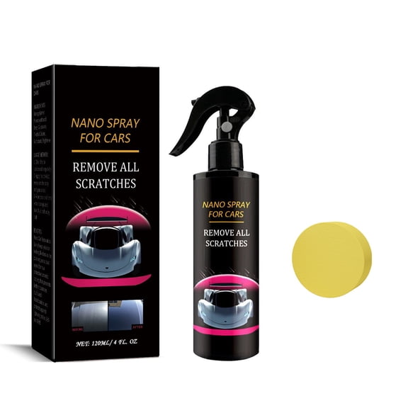 Car Ceramic Coating Spray 120ml Hydrophobic Paint Sealant Scratch Repair Gloss Enhancer Auto Body Protection Polish Liquid Anti Dirt Water Repellent Protective Layer