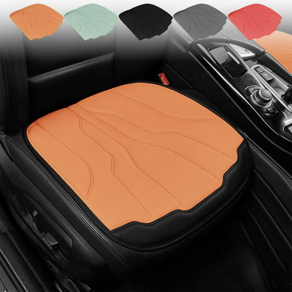 Car Chair Cushionss 25x25 Car Seat Cushions Universal Mesh Breathable Perforated Comfortable Seat Cushions Black