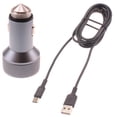 thumbnail image 1 of Car Charger 24W Fast for Samsung Galaxy Z Fold 3 5G/Z Fold4/Fold5/Fold6 - 2-Port 6ft USB-C Cable DC Socket Power Adapter Long Type-C Cord, 1 of 6