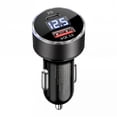 thumbnail image 1 of Car Charger 66W Super Fast Charging with USB PD&QC 3.0(Voltmeter&LED Lights) Universal Quick Charge for 12-24V Car Cigarette Lighter Plug,Compatible with iPhone 14 13 12,S22 S21 S20,iPad(Black), 1 of 7