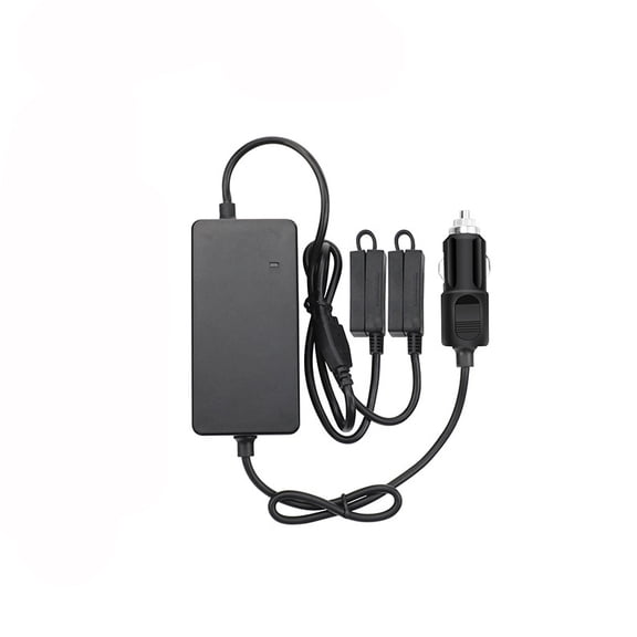Car Charger for DJI Mavic 3 Batteries - Bigcan Dual Output Drone Power Adapter with USB Port, 12-14V Vehicle Charging Cable for Road Trips and Field Shooting