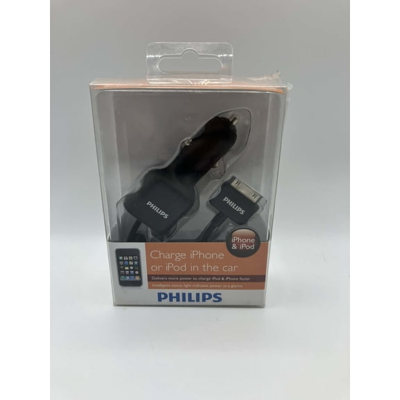 Philips Car Charger iPhone & iPod 30 Pin