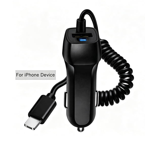 Car Charger For iPhone14 13 12 11 Pro Max ipad + Fast Charging With Extra USB Port