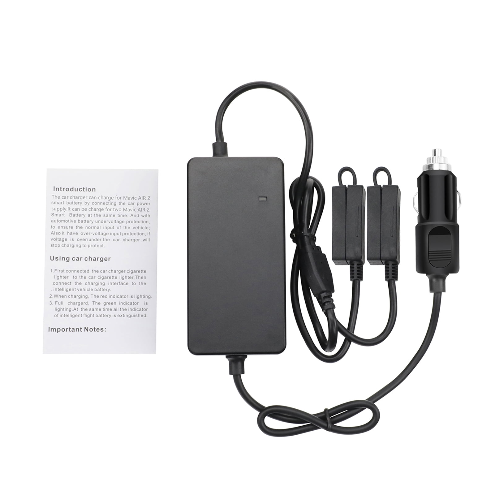 Hub De Charge Rapide Pour DJI Air 3/Air 3S - Charge Jusqu'à 2 Batteries + Fonction Power Bank - 100W Recommandé - 9