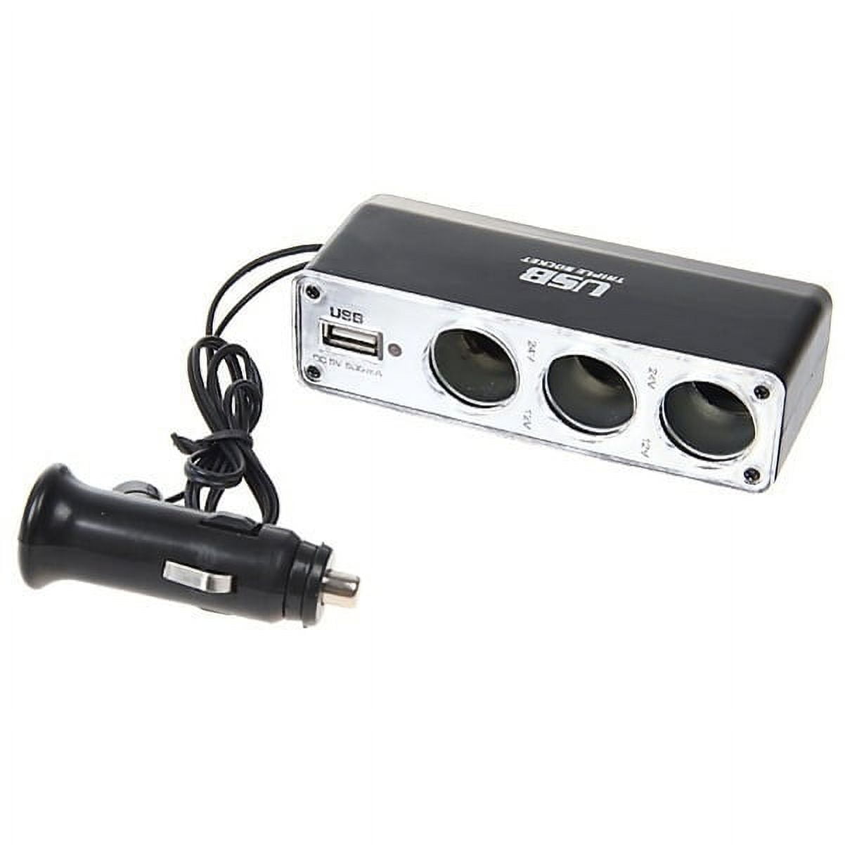 car ipod adapter cigarette lighter Car Charger Lighter Socket Splitter 3-Port Adapter Compatible With iPod  Touch 5 4th Gen Nano 7th Gen, iPad Pro 10.5