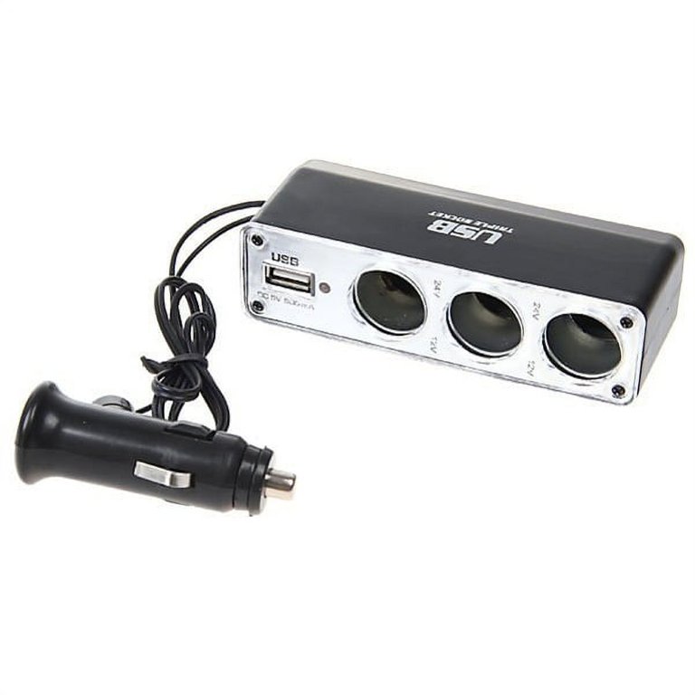 Car Charger Lighter Socket Splitter Triple Port Adapter Extra USB Port  Extension Cable Power Outlet for Sprint HTC Bolt - Sprint HTC 10 - T-Mobile  HTC 10 - AT&T Samsung Galaxy S9+