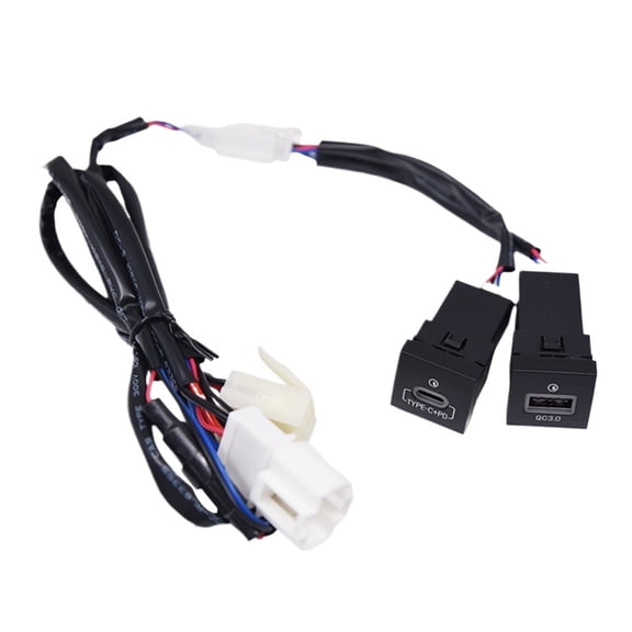 Car Charger Socket Cigarette Lighter QC3.0 PD USB Interface Use For Volkswagen Jetta 5 MK5 Scirocco Golf QC3.0+TYPE C