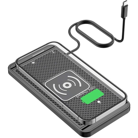 Car Charger for Ford Maverick 2022-2025, Non-Slip Dashboard Phone Charger Mat, Type C/USB Fast Car Charging Pad, Car Interior Accessory,1M-Type C