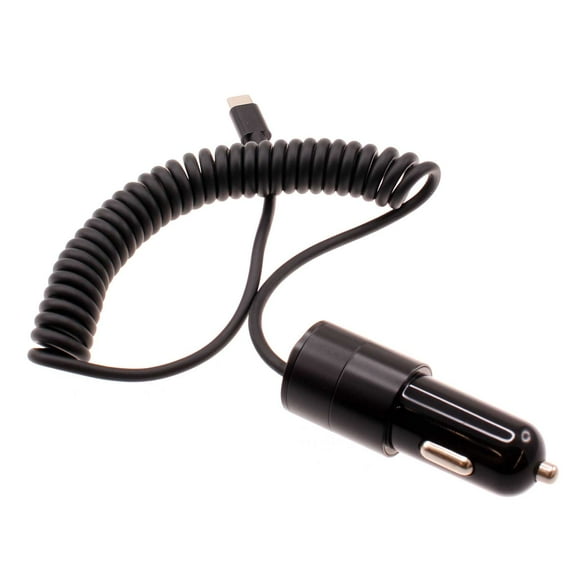 Car Charger for Samsung Galaxy Z Flip7/Z Flip7 FE - 3.1A Type-C Power Adapter DC Socket Extra USB Port Coiled Cable