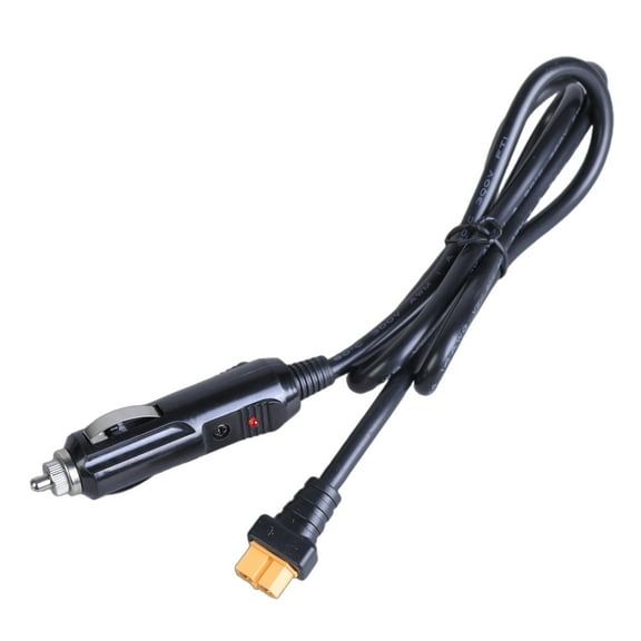 Car Charging Power Adapter to XT60 Extension Power Cable Compatibles 12V/24V for Stable Charging for Outdoor Efficient