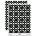 thumbnail image 1 of Car Check Engine Light 200+ Round Stickers - Black - Matte Finish - 0.50" Size, 1 of 3