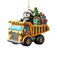 thumbnail image 1 of Car Christmas Decorations Acrylic 2025 2D Christmas Vehicle Christmas Tree Hanging, 1 of 4