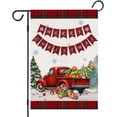thumbnail image 1 of Car Christmas Presents Tree Garden Flag Welcome Double Sided Outside Outdoor Farmhouse Yard for Christmas Garden Holiday Home Decor, 1 of 5