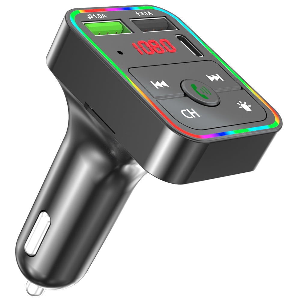 Car Cigarette Lighter Adapter Mp3 Player Stereo with Wireless