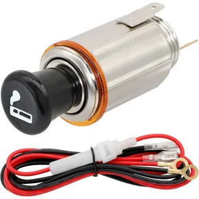 Car Cigarette Lighter,DC 12V Auto Cigarette Lighter with Eject Button,Cigarette Lighter Replacement Accessory Push Button for Most Automotive Vehicles