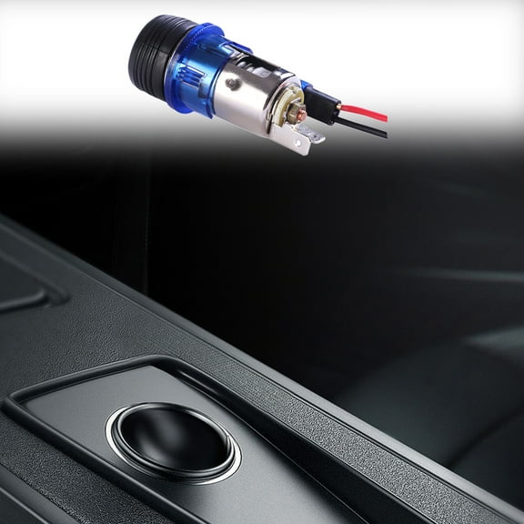 Car Cigarette Lighter,DC 12V Auto Cigarette Lighter with Eject Button,Cigarette Lighter Replacement Accessory Push Button for Most Automotive Vehicles